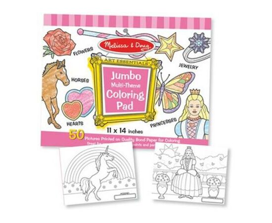 Набір для творчості Melissa&Doug Альбом раскрасок для девочек (MD4225)