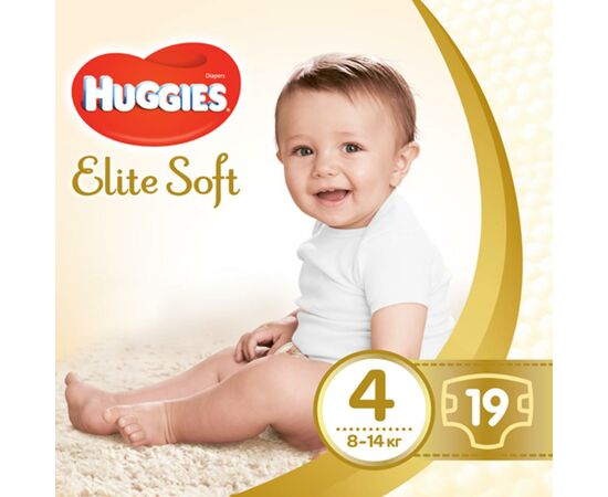 Подгузник Huggies Elite Soft 4 Small 19 шт (5029053546322)