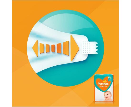Подгузник Pampers Sleep & Play Midi Размер 3 (6-10 кг), 58 шт (4015400224211), изображение 7