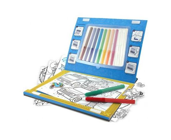 Набор для творчества Melissa&Doug Раскраска, наклейка, трафарет (MD5240), изображение 2 Набор для творчества Melissa&Doug Раскраска, наклейка, трафарет (MD5240), изображение 2