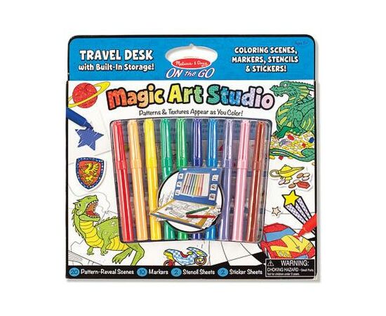 Набір для творчості Melissa&Doug Раскраска, наклейка, трафарет (MD5240)