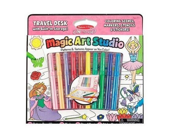 Набір для творчості Melissa&Doug Раскраска, наклейка, трафарет (MD5500)