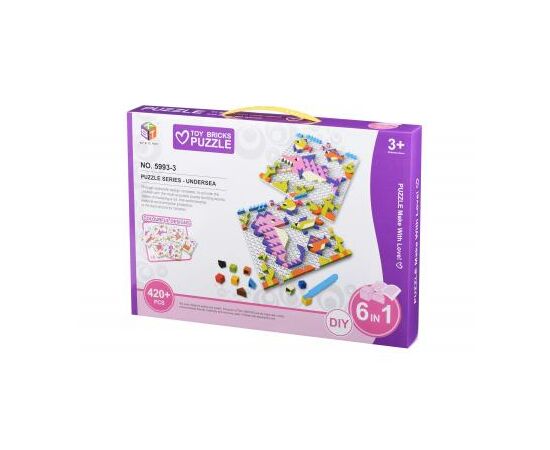 Набір для творчості Same Toy Colour ful designs 420 эл. (5993-3Ut), зображення 2 Набір для творчості Same Toy Colour ful designs 420 эл. (5993-3Ut), зображення 2