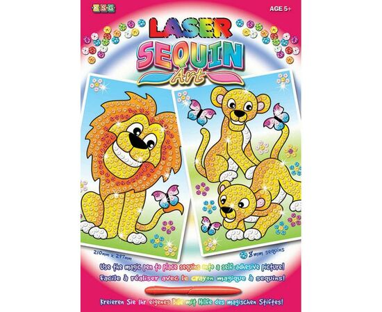 Набір для творчості Sequin Art LASER Lions (SA1318)