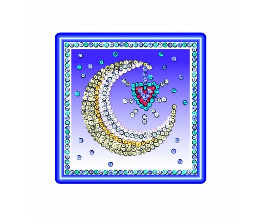 Набор для творчества Sequin Art SEASONS Cosmic ,Sun,Moon and Stars (SA1511), изображение 4 Набор для творчества Sequin Art SEASONS Cosmic ,Sun,Moon and Stars (SA1511), изображение 4