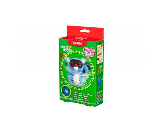 Набор для творчества Paulinda Super Dough Circle Baby Енот заводной механизм, синий (PL-081177-2)
