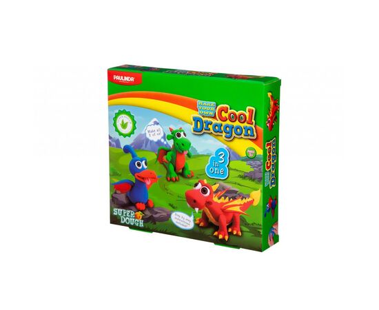 Набір для творчості Paulinda Super Dough Cool Dragon Драконы 3 в 1 (PL-081554)