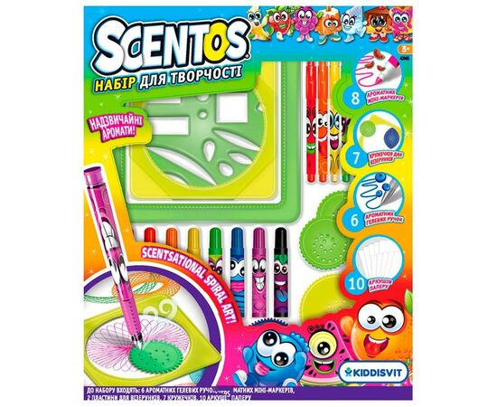 Набор для творчества Scentos Озорные узоры ароматный набор (42145)