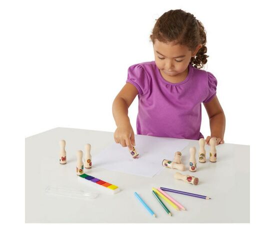 Набор для творчества Melissa&Doug Набор штампов День рождения (MD12306), изображение 3 Набор для творчества Melissa&Doug Набор штампов День рождения (MD12306), изображение 3