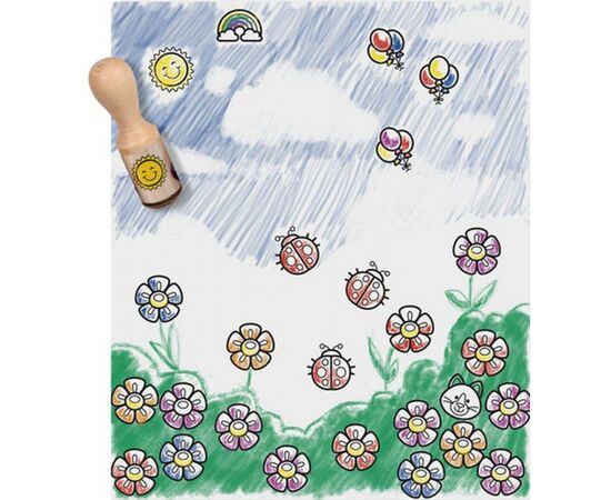 Набор для творчества Melissa&Doug Набор штампов День рождения (MD12306), изображение 4 Набор для творчества Melissa&Doug Набор штампов День рождения (MD12306), изображение 4
