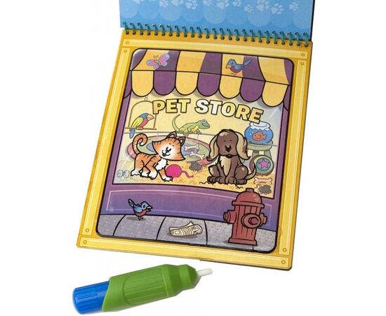 Набір для творчості Melissa&Doug Чарівна водна розмальовка Тварини (MD15376), зображення 2 Набір для творчості Melissa&Doug Чарівна водна розмальовка Тварини (MD15376), зображення 2