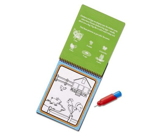 Набір для творчості Melissa&Doug Водна розмальовка Ферма (MD19232), зображення 2 Набір для творчості Melissa&Doug Водна розмальовка Ферма (MD19232), зображення 2