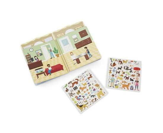 Набор для творчества Melissa&Doug Объемные многоразовые наклейки Дом для животных (MD19429), изображение 2 Набор для творчества Melissa&Doug Объемные многоразовые наклейки Дом для животных (MD19429), изображение 2