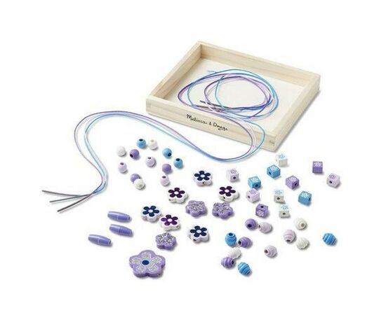 Набор для творчества Melissa&Doug Набор бусинок Игристые цветы (MD19494), изображение 2 Набор для творчества Melissa&Doug Набор бусинок Игристые цветы (MD19494), изображение 2