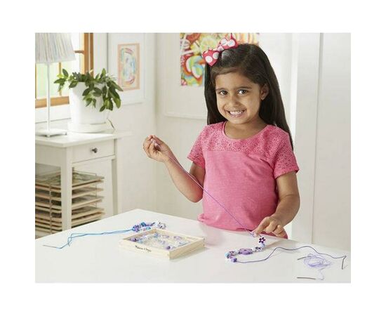 Набор для творчества Melissa&Doug Набор бусинок Игристые цветы (MD19494), изображение 4 Набор для творчества Melissa&Doug Набор бусинок Игристые цветы (MD19494), изображение 4