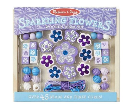 Набір для творчості Melissa&Doug Набір намистин Квіти (MD19494)