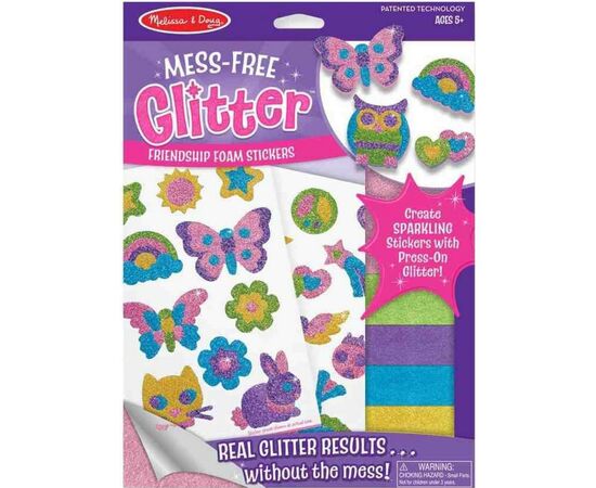 Набор для творчества Melissa&Doug Объемные блестящие наклейки Дружба (MD19500)