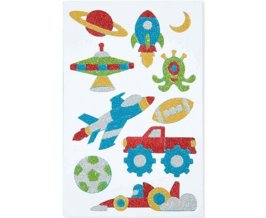 Набор для творчества Melissa&Doug Объемные блестящие наклейки Приключение (MD19501), изображение 2 Набор для творчества Melissa&Doug Объемные блестящие наклейки Приключение (MD19501), изображение 2