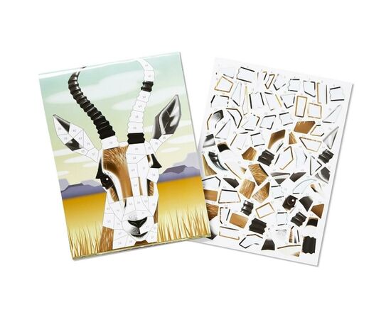 Набор для творчества Melissa&Doug Мозаичные наклейки Сафари (MD30160), изображение 2 Набор для творчества Melissa&Doug Мозаичные наклейки Сафари (MD30160), изображение 2