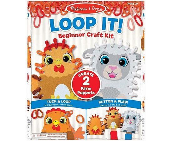 Набор для творчества Melissa&Doug Бумажный кукольный театр Ферма (MD30194)