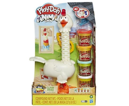 Набор для творчества Hasbro Play-Doh Курочка Чудо в перьях (E6647), изображение 2 Набор для творчества Hasbro Play-Doh Курочка Чудо в перьях (E6647), изображение 2