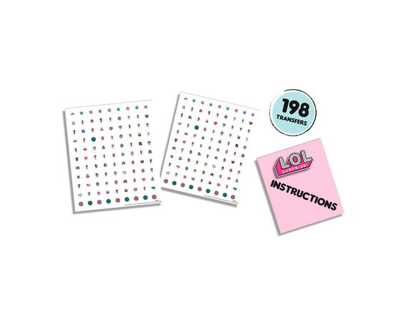 Набор для творчества Ses Набор наклеек для ногтей L.O.L Surprise! Модный Лук 198 шт (14193S), изображение 2 Набор для творчества Ses Набор наклеек для ногтей L.O.L Surprise! Модный Лук 198 шт (14193S), изображение 2