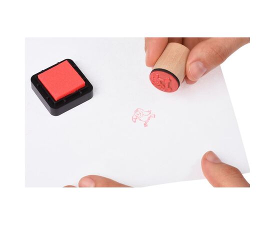 Набор для творчества Goki Краски для штампиков оливковый (15345G-19), изображение 3 Набор для творчества Goki Краски для штампиков оливковый (15345G-19), изображение 3