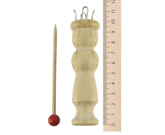 Набір для творчості Nic В'язальна машинка натуральна (NIC540001), зображення 5 Набір для творчості Nic В'язальна машинка натуральна (NIC540001), зображення 5