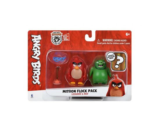 Фигурка для геймеров Jazwares Angry Birds ANB Mission Flock Ред та Леонард (ANB0010)