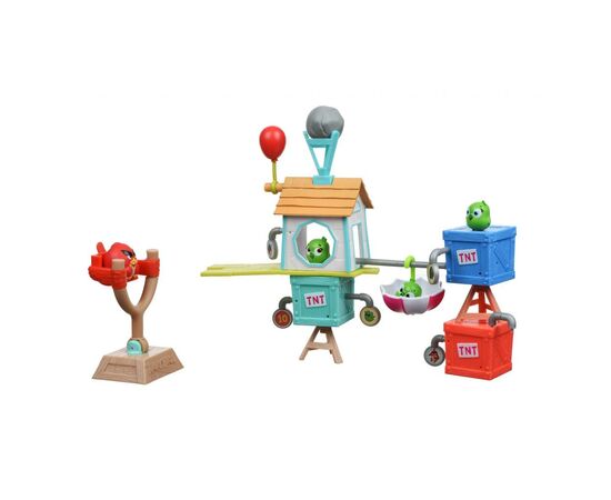 Фигурка для геймеров Jazwares Angry Birds Medium Playset Pig City Build 'n Launch Playset (ANB0015), изображение 2 Фигурка для геймеров Jazwares Angry Birds Medium Playset Pig City Build 'n Launch Playset (ANB0015), изображение 2