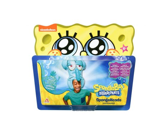 Фигурка SpongeHeads головной убор SpongeHeads Squidward (EU690603), изображение 5 Фигурка SpongeHeads головной убор SpongeHeads Squidward (EU690603), изображение 5
