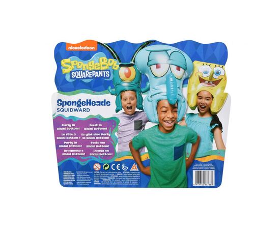 Фигурка SpongeHeads головной убор SpongeHeads Squidward (EU690603), изображение 6 Фигурка SpongeHeads головной убор SpongeHeads Squidward (EU690603), изображение 6