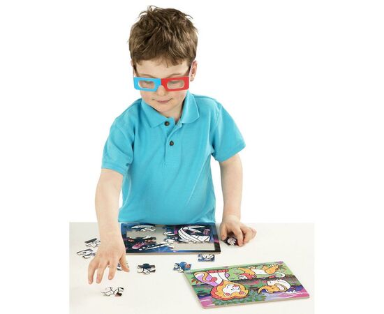 Набор для творчества Melissa&Doug 3D пазлы-раскраски Сафари/Океан (MD8823), изображение 4 Набор для творчества Melissa&Doug 3D пазлы-раскраски Сафари/Океан (MD8823), изображение 4