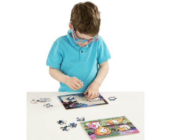 Набор для творчества Melissa&Doug 3D пазлы-раскраски Сафари/Океан (MD8823), изображение 5 Набор для творчества Melissa&Doug 3D пазлы-раскраски Сафари/Океан (MD8823), изображение 5