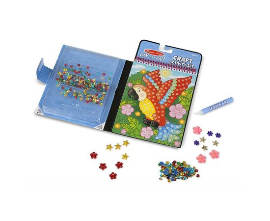 Набор для творчества Melissa&Doug Мерцающая мозаика Животные (MD9438), изображение 2 Набор для творчества Melissa&Doug Мерцающая мозаика Животные (MD9438), изображение 2