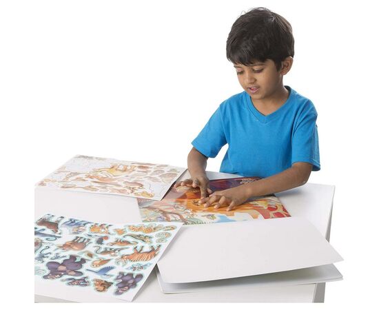 Набор для творчества Melissa&Doug Набор многоразовых наклеек Джунгли и Саванна (MD30502), изображение 4 Набор для творчества Melissa&Doug Набор многоразовых наклеек Джунгли и Саванна (MD30502), изображение 4