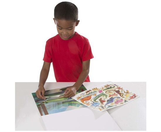 Набор для творчества Melissa&Doug Набор многоразовых наклеек Доисторический мир (MD9341), изображение 4 Набор для творчества Melissa&Doug Набор многоразовых наклеек Доисторический мир (MD9341), изображение 4