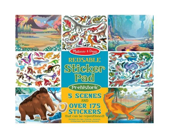 Набір для творчості Melissa&Doug Набір багаторазових наліпок Доісторичний сві (MD9341)