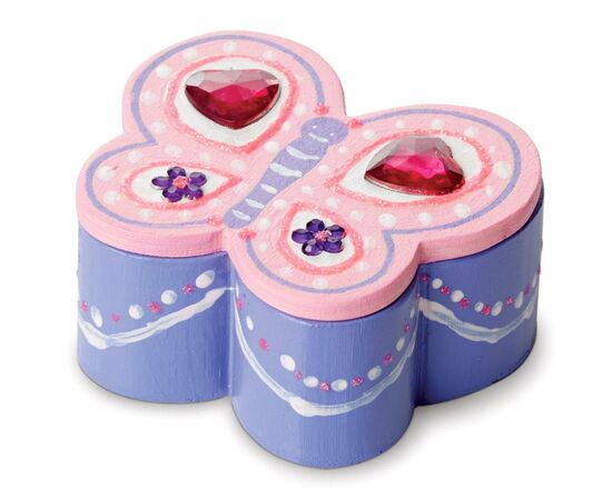 Набор для творчества Melissa&Doug Шкатулка Бабочка (MD8853), изображение 3 Набор для творчества Melissa&Doug Шкатулка Бабочка (MD8853), изображение 3