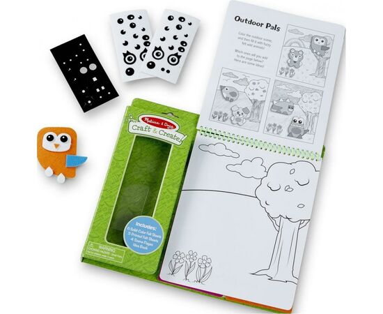Набор для творчества Melissa&Doug Набор войлочных наклеек Друзья (MD5060), изображение 3 Набор для творчества Melissa&Doug Набор войлочных наклеек Друзья (MD5060), изображение 3