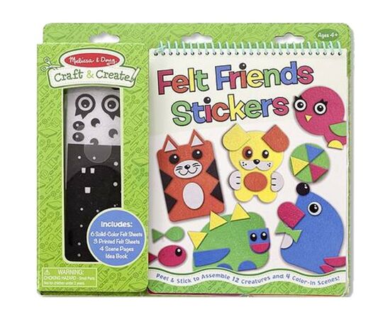 Набор для творчества Melissa&Doug Набор войлочных наклеек Друзья (MD5060)