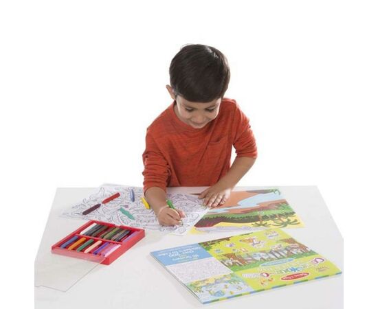Набор для творчества Melissa&Doug Альбом с раскрасками и наклейками Животные (MD9468), изображение 4 Набор для творчества Melissa&Doug Альбом с раскрасками и наклейками Животные (MD9468), изображение 4