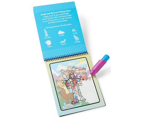 Набір для творчості Melissa&Doug Чарівна водна розмальовка Біблійні історії (MD9405), зображення 2 Набір для творчості Melissa&Doug Чарівна водна розмальовка Біблійні історії (MD9405), зображення 2