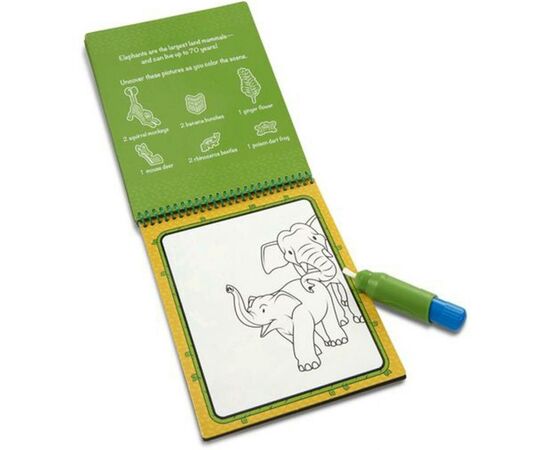 Набір для творчості Melissa&Doug Чарівна водна розмальовка Джунглі (MD30176), зображення 2 Набір для творчості Melissa&Doug Чарівна водна розмальовка Джунглі (MD30176), зображення 2