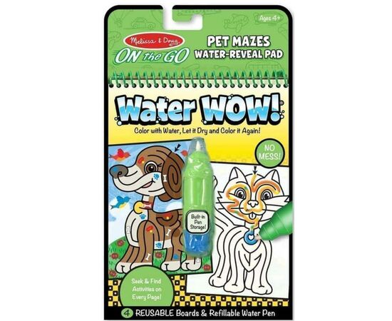 Набір для творчості Melissa&Doug Чарівна водна розмальовка Лабіринти (MD9484)