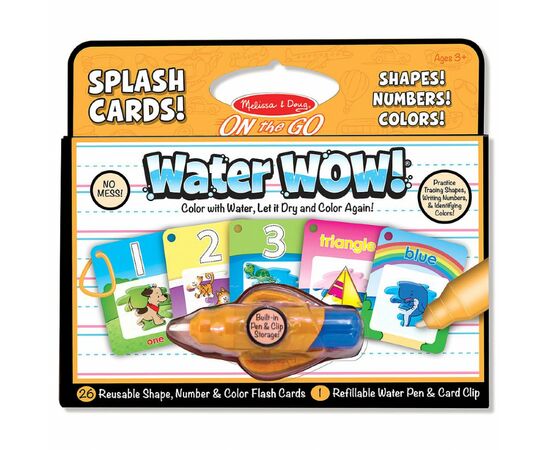 Набор для творчества Melissa&Doug Волшебная водная раскраска Цифры, формы, цвет (MD5237)
