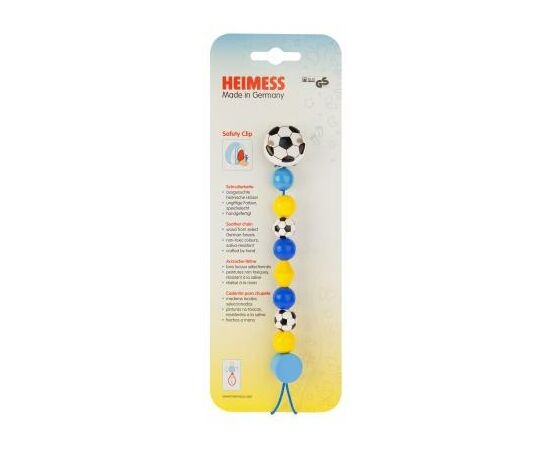 Клипса для пустышек Heimess Футбол (763600), изображение 8 Клипса для пустышек Heimess Футбол (763600), изображение 8