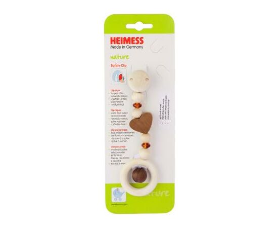 Клипса для пустышек Heimess Сердечко (763930), изображение 5 Клипса для пустышек Heimess Сердечко (763930), изображение 5