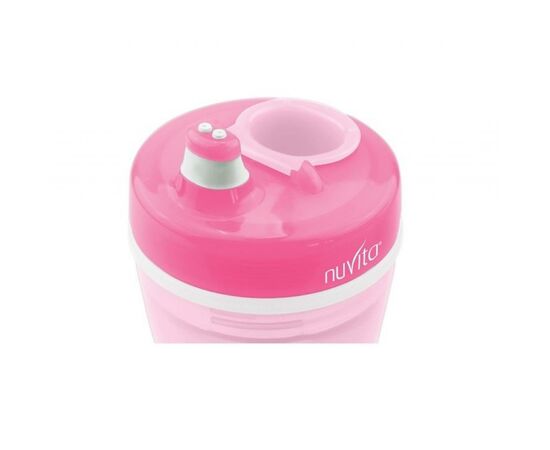 Поильник-непроливайка Nuvita 12м+ 200мл (розовый) (NV1433Pink), изображение 2 Поильник-непроливайка Nuvita 12м+ 200мл (розовый) (NV1433Pink), изображение 2
