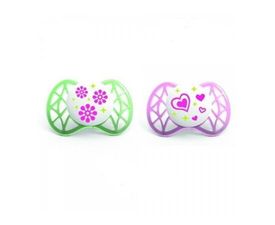 Пустушка Nuvita Air 0м+ 2шт. для девочки (NV7060Girl)